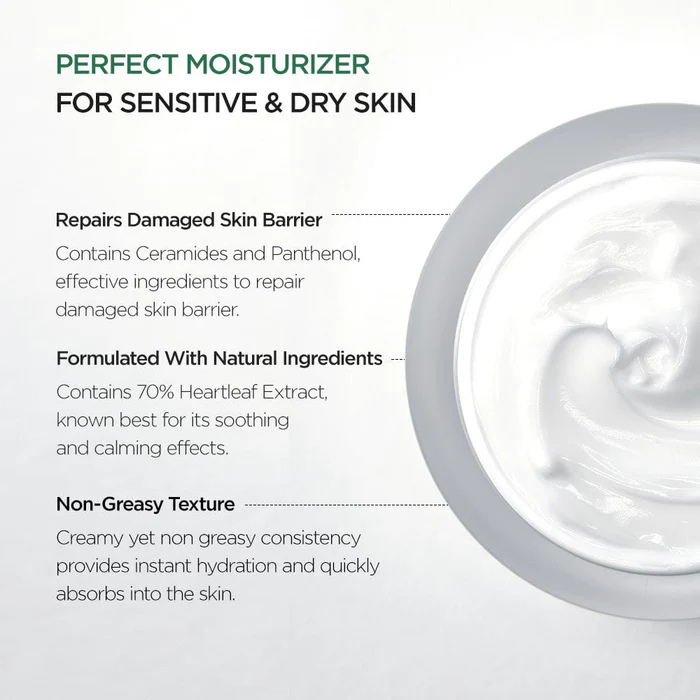 Heartleaf 70% Intense Calming Cream 50 mL by Anua, view 2