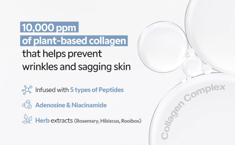 TIRTIR Collagen Lifting Eye Cream 15 mL tube with metal ball applicator, view 2