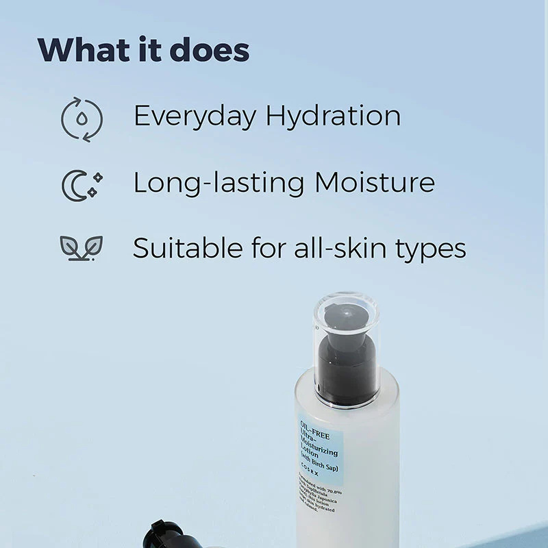 Oil-Free Ultra-Moisturizing Lotion with Birch Sap by COSRX, view 2