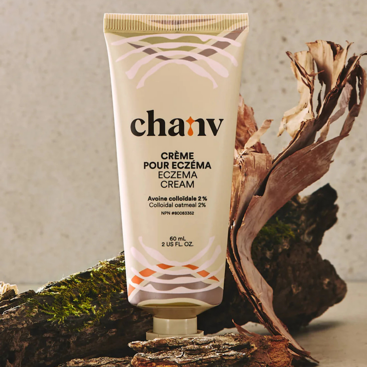 Chanv colloidal oatmeal cream, view 2