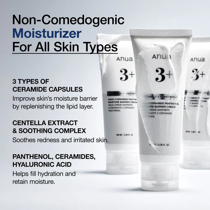 3 Ceramide Panthenol Moisture Barrier Cream 100 mL by Anua, view 2