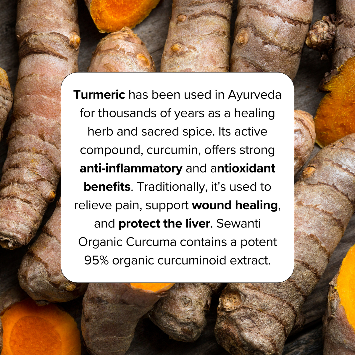 Organic Curcumin 95% Extract (60 Vegan Capsules) – Sewanti