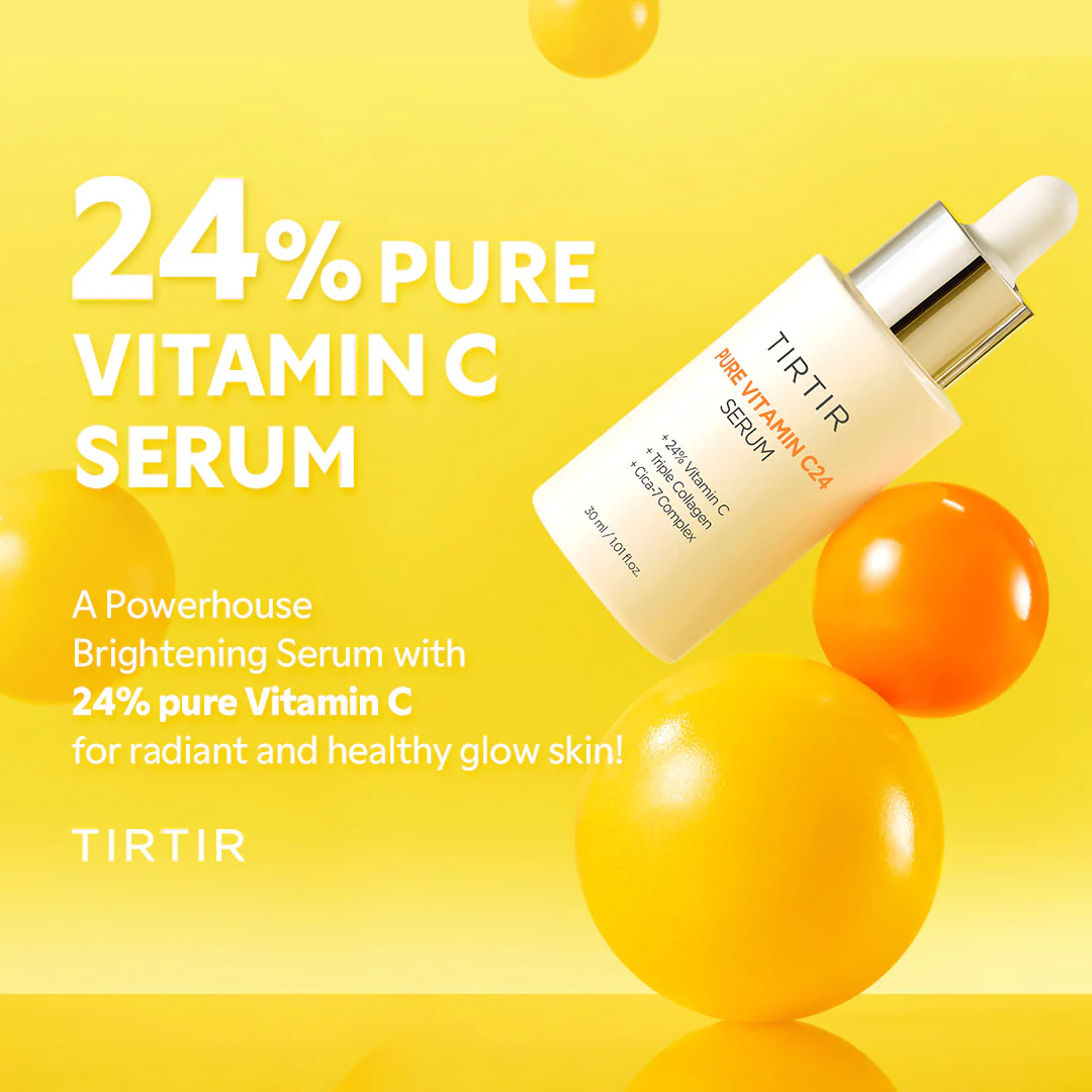 TIRTIR Pure Vitamin C24 Serum 30 mL dropper bottle, view 3