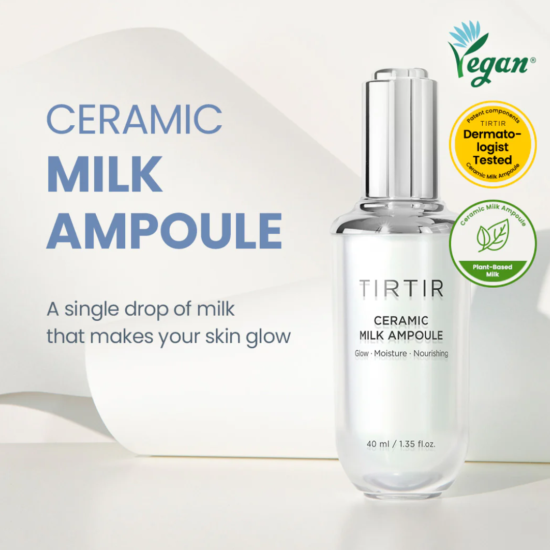 TIRTIR Ceramic Milk Ampoule 40 mL bottle, view 3
