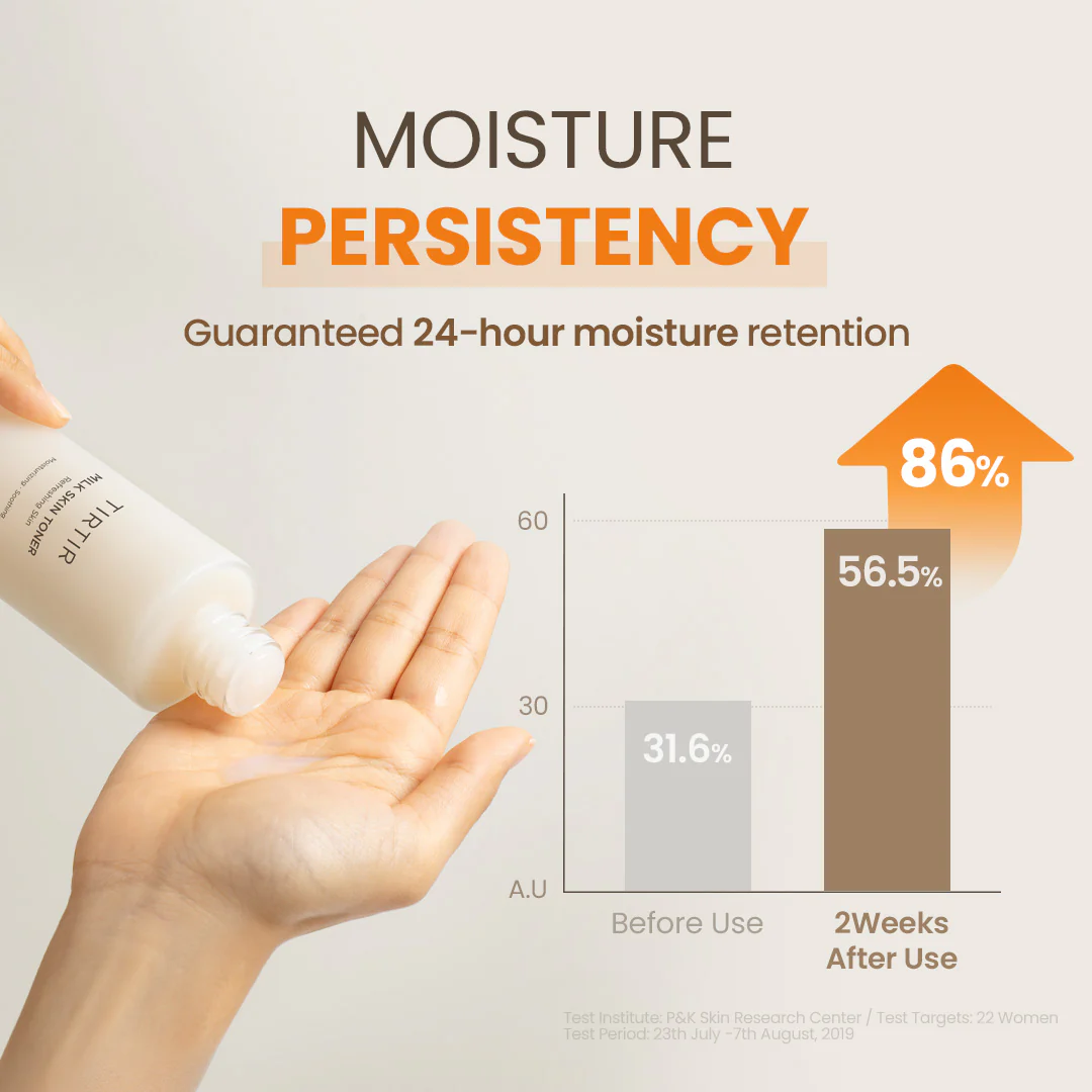 TIRTIR Milk Skin Toner 150 mL bottle, view 3