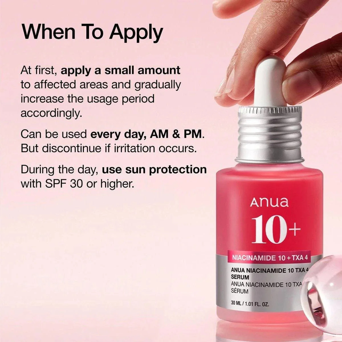 Niacinamide 10% + TXA 4% Serum 30 mL by Anua, view 3