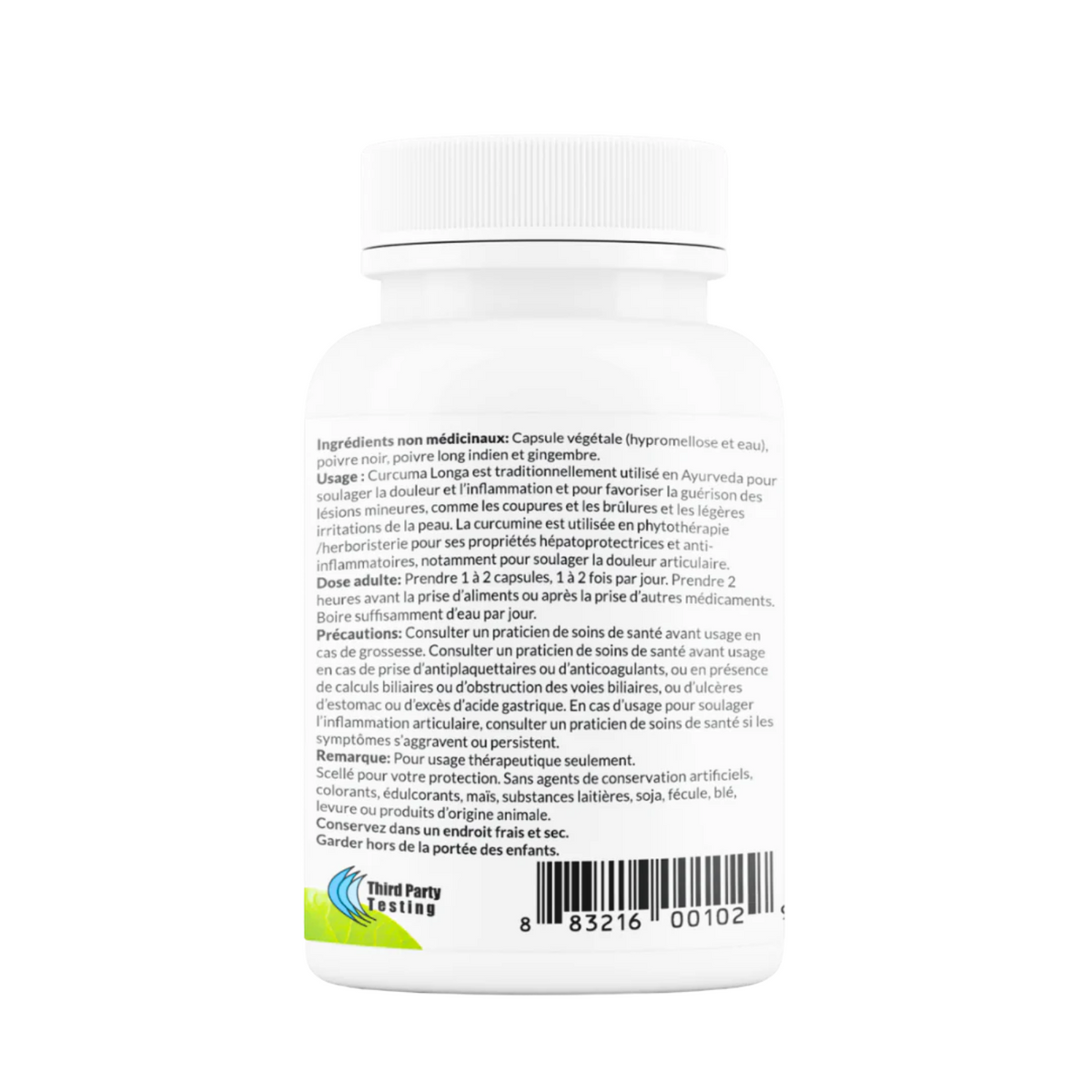 Organic Curcumin 95% Extract (60 Vegan Capsules) – Sewanti
