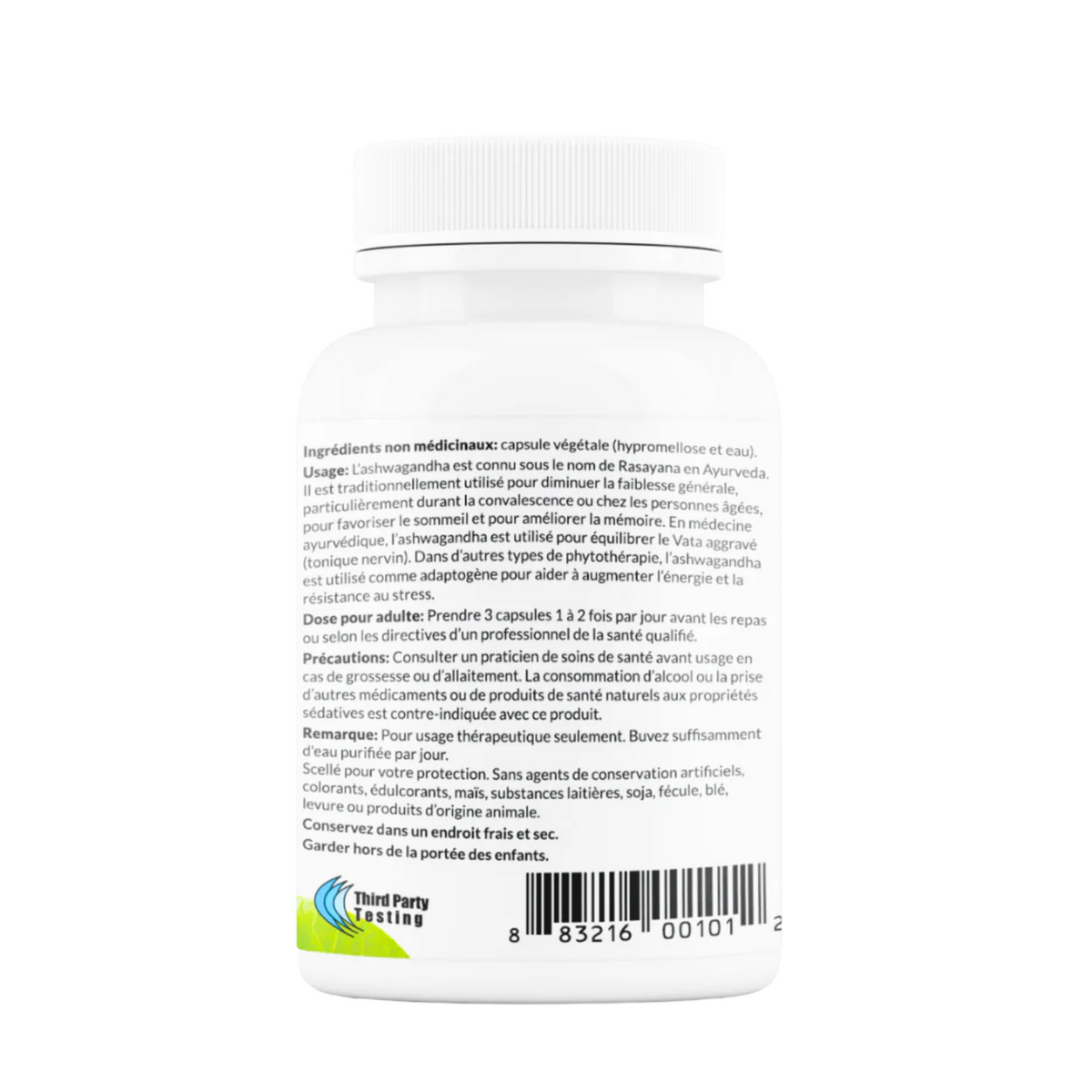 Organic Ashwagandha (60 Vegan Capsules) – Sewanti