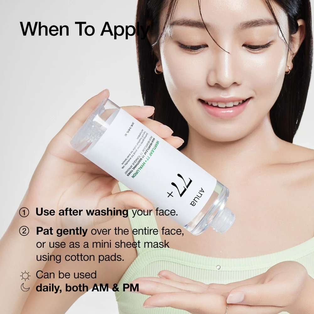 Heartleaf 77 Soothing Toner 500 mL by Anua, view 5