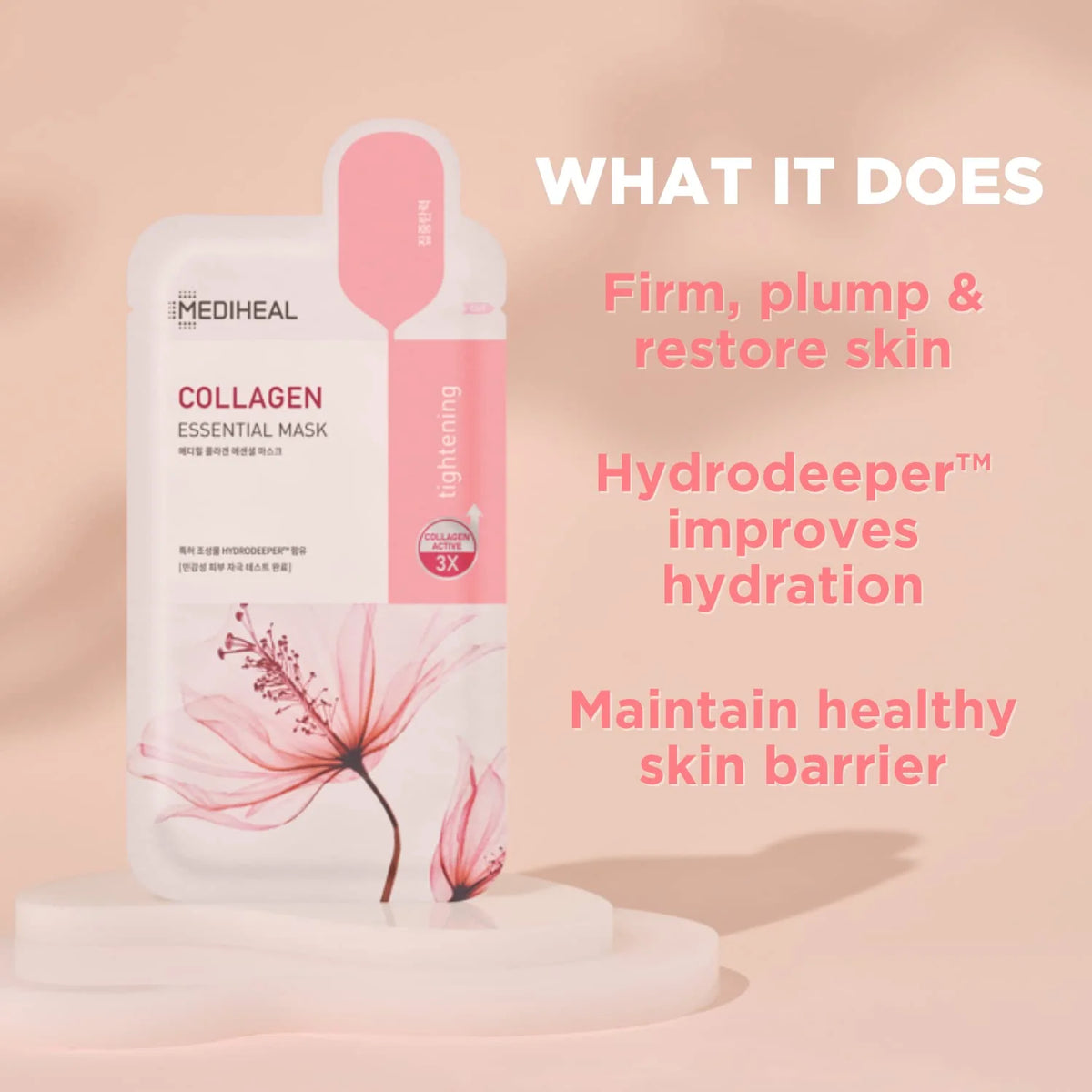 Collagen Essential Mask, 10 sheets by MEDIHEAL, view 4