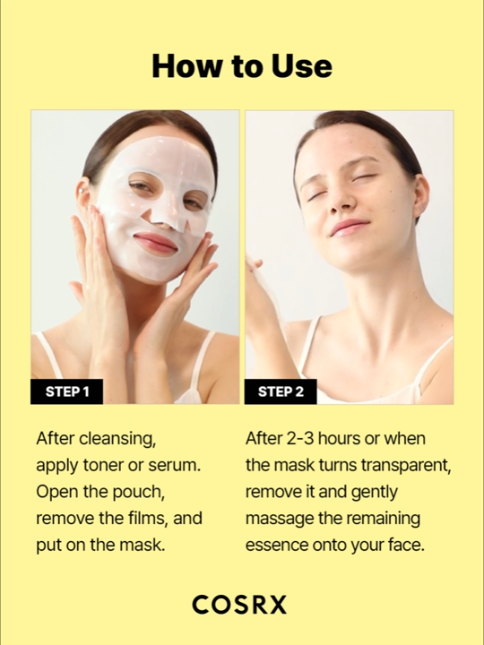 Advanced Snail Mucin Glass Glow Hydrogel Mask by COSRX, view 6
