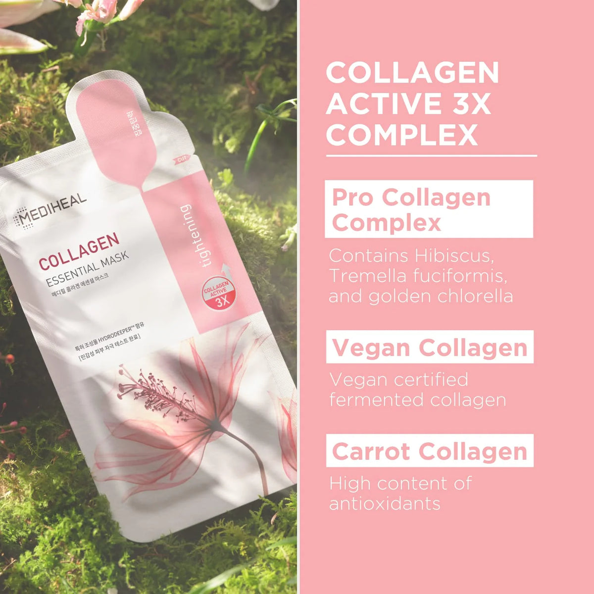 Collagen Essential Mask, 10 sheets by MEDIHEAL, view 3