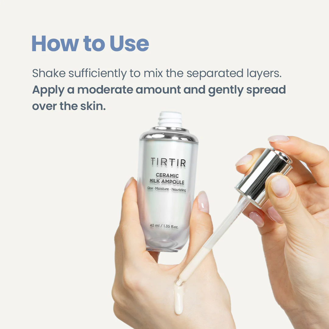 TIRTIR Ceramic Milk Ampoule 40 mL bottle, view 7