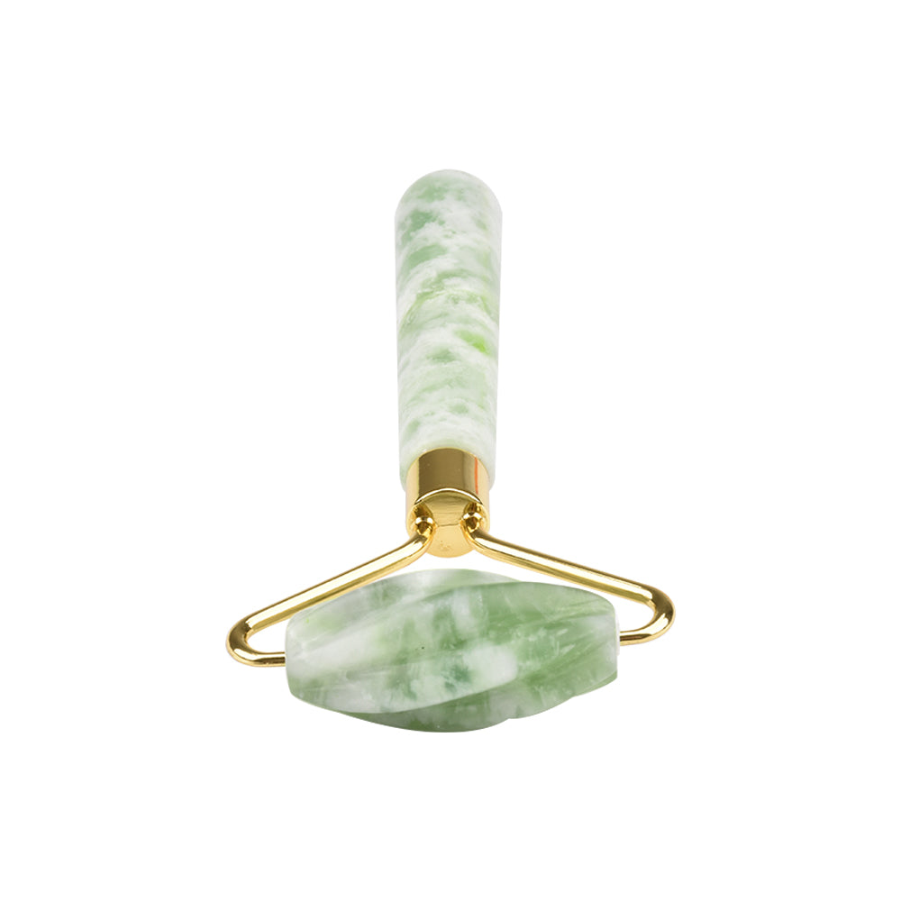 Swirled Jia Cui jade roller head