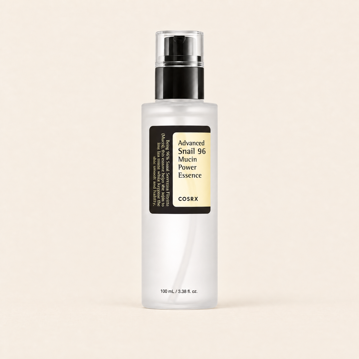 Advanced Snail 96 Mucin Power Essence by COSRX, product packaging
