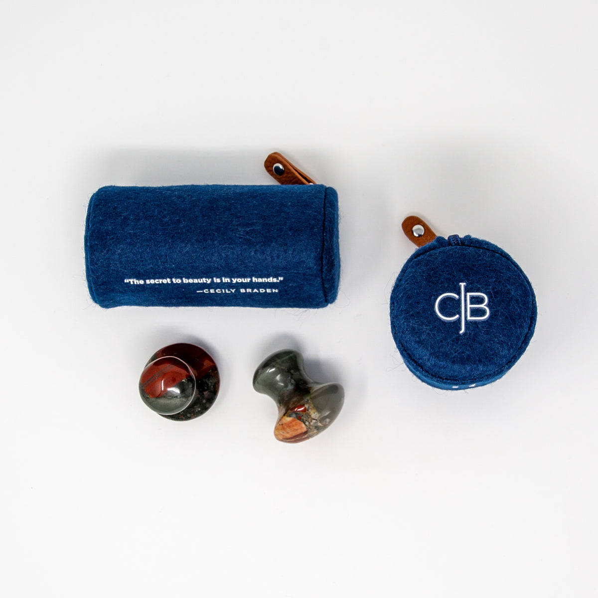 Bloodstone Tension Tamer mushrooms with felt pouch