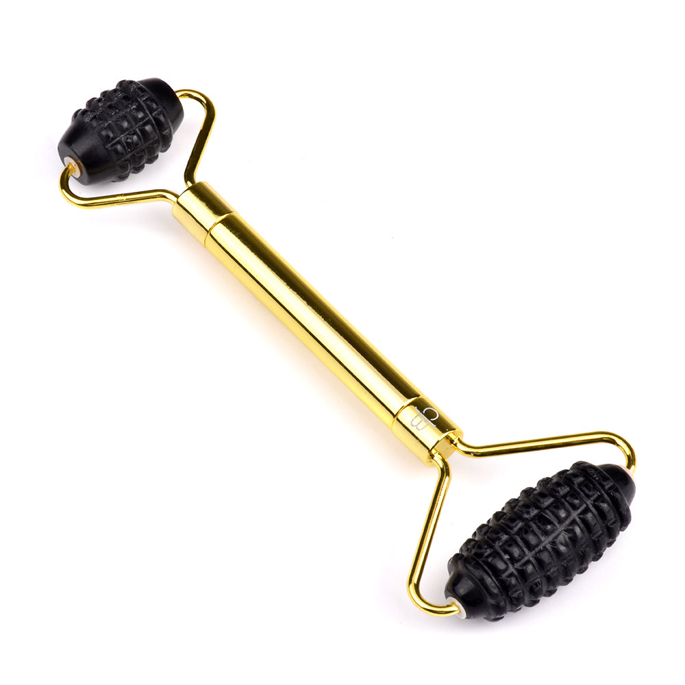 CJB roller with ridged black obsidian head