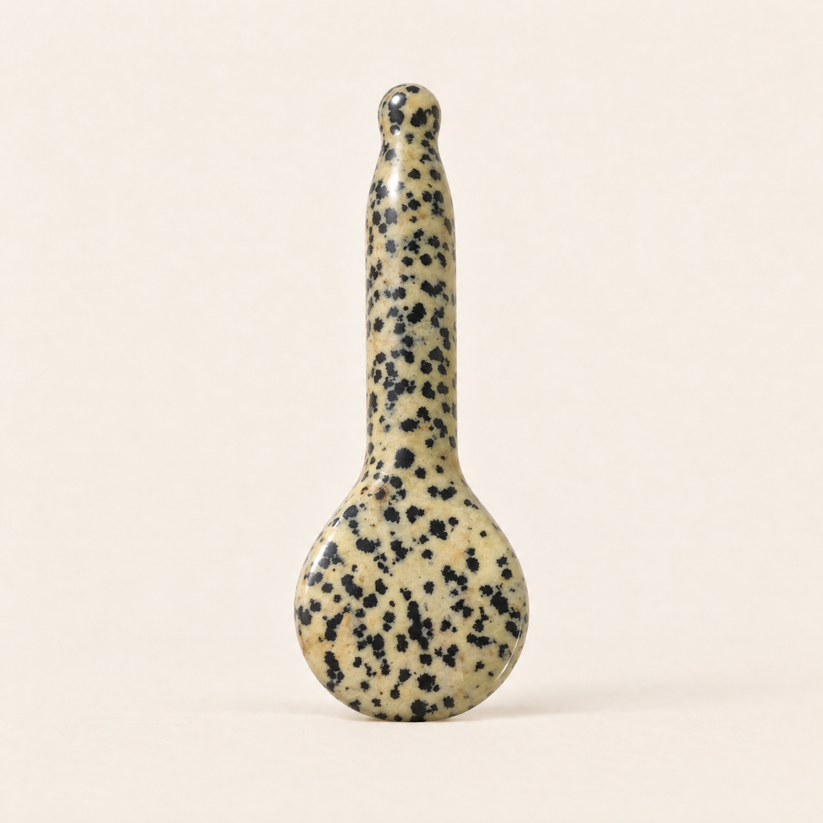 CJB Dalmatian stone sculpting spoon by Cecily Braden