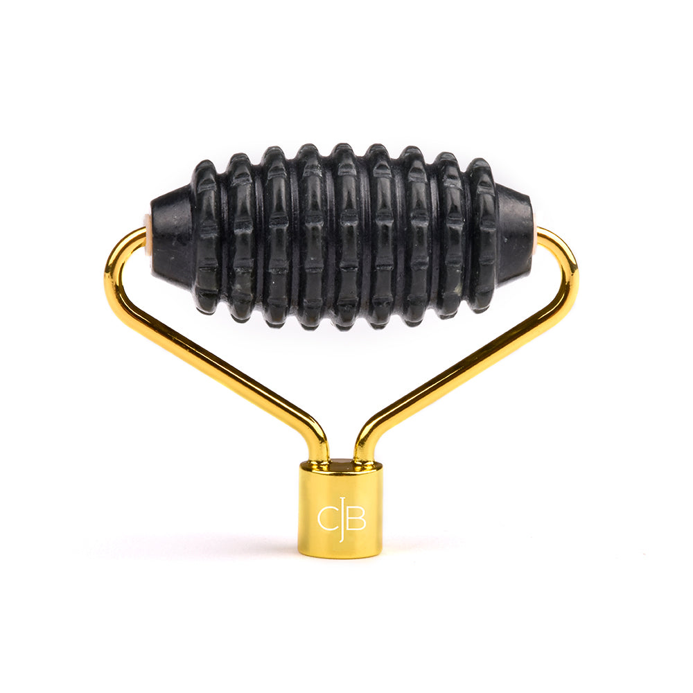 Large ridged black roller head for the CJB custom roller