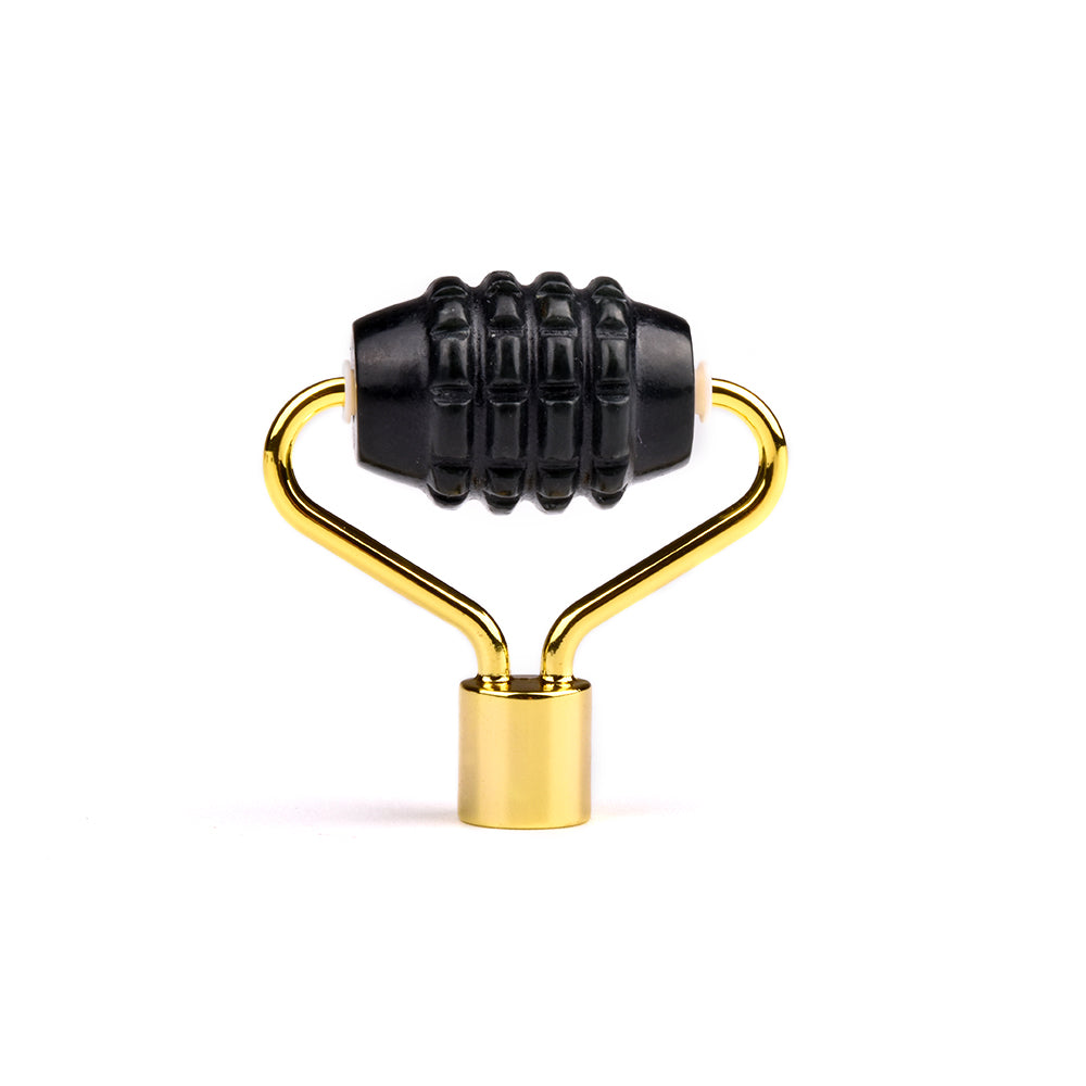 Small ridged black roller head for the CJB custom roller
