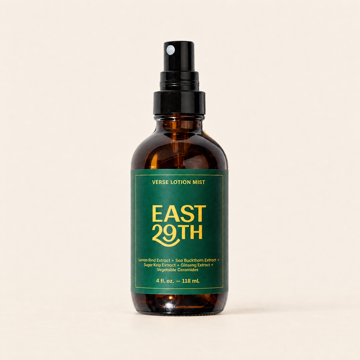 Verse Lotion Mist by East 29th, product packaging