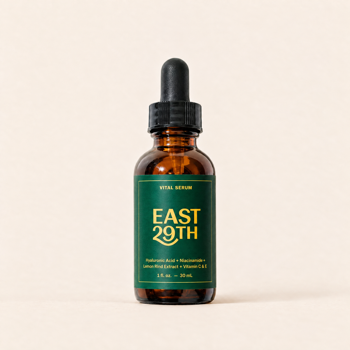 Vital Serum by East 29th, product packaging