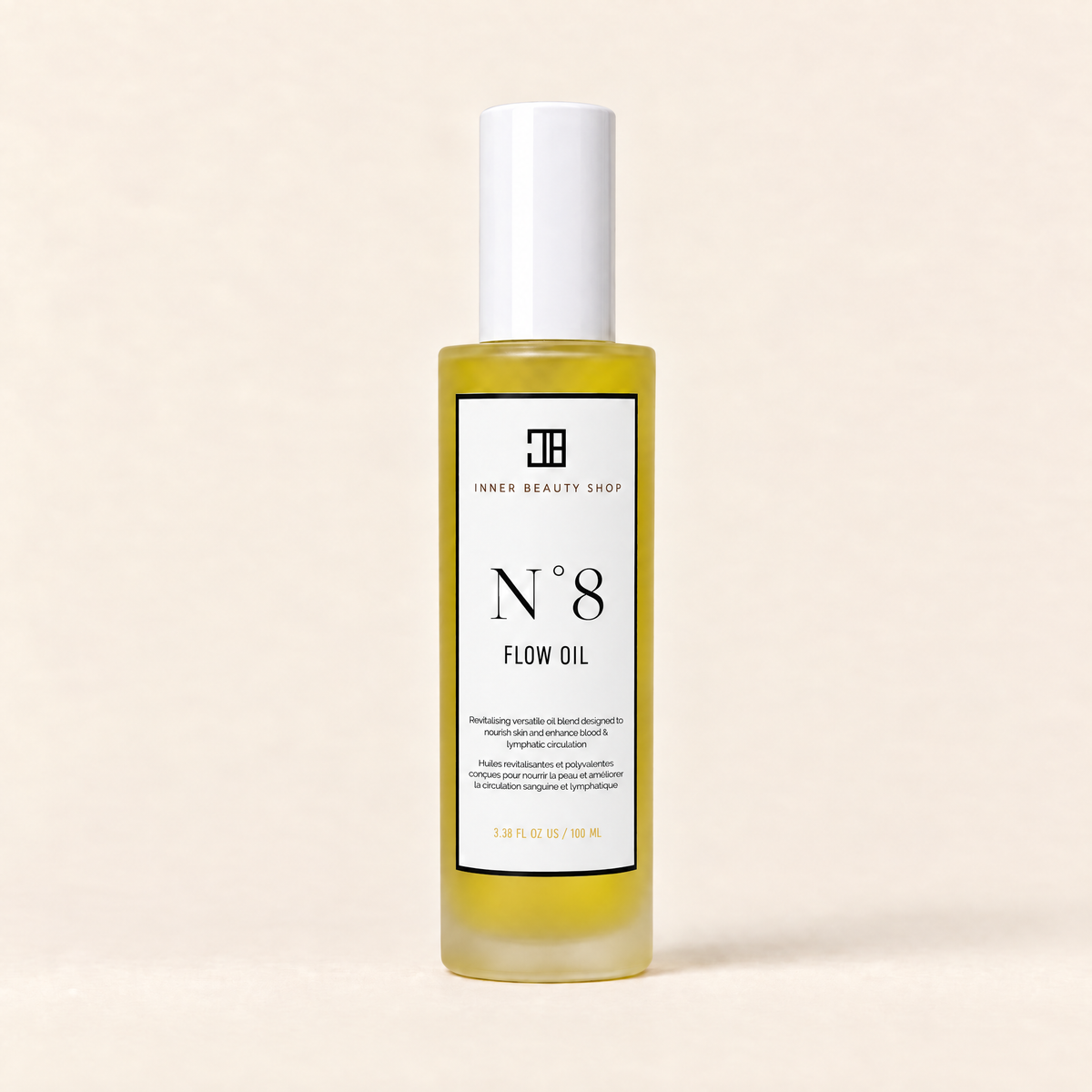 N°8 Flow Oil 100 mL bottle by Inner Beauty Shop