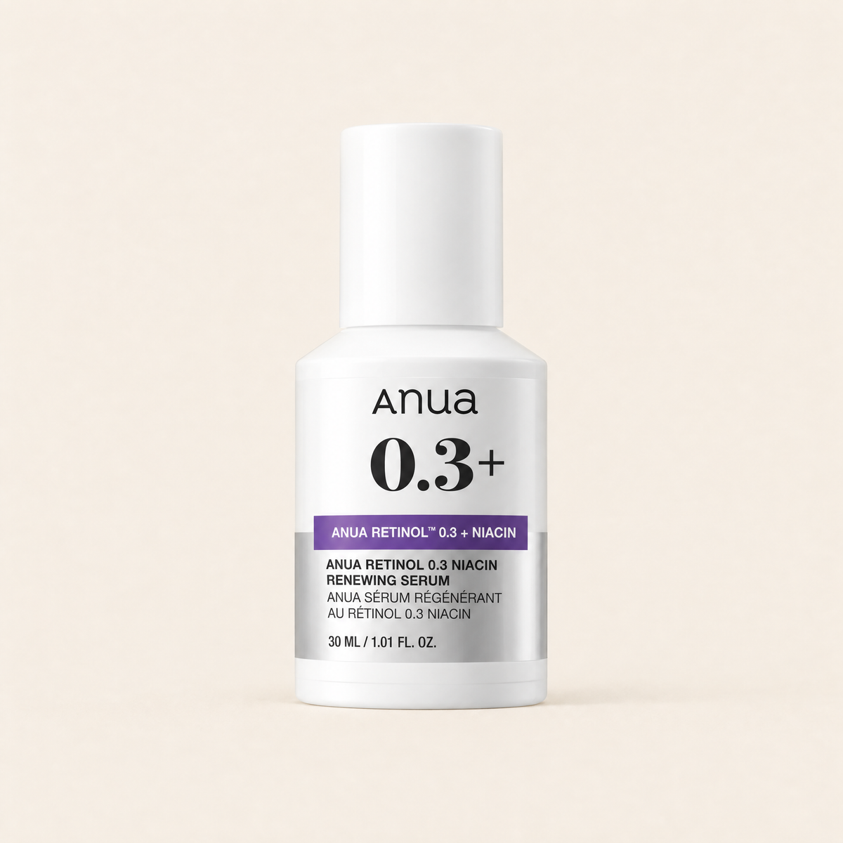 Nano Retinol 0.3% + Niacin Renewing Serum 30 mL by Anua, Korean skincare