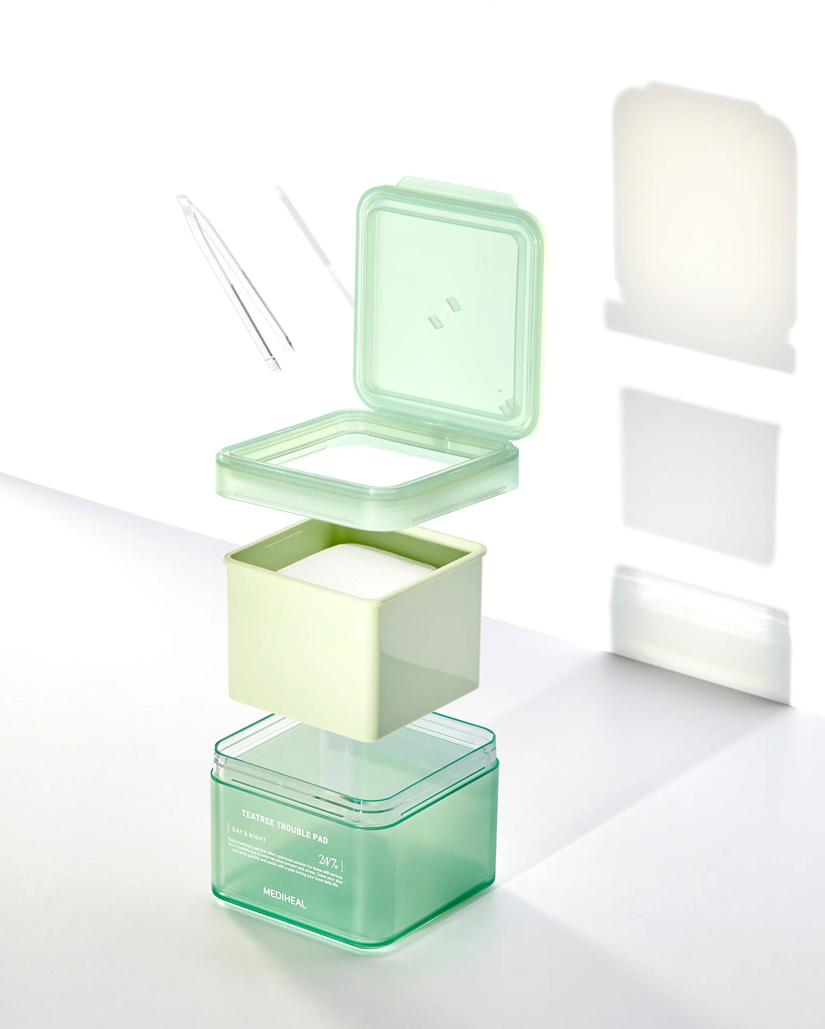 Teatree Trouble Pad, 100 pads by MEDIHEAL, view 7