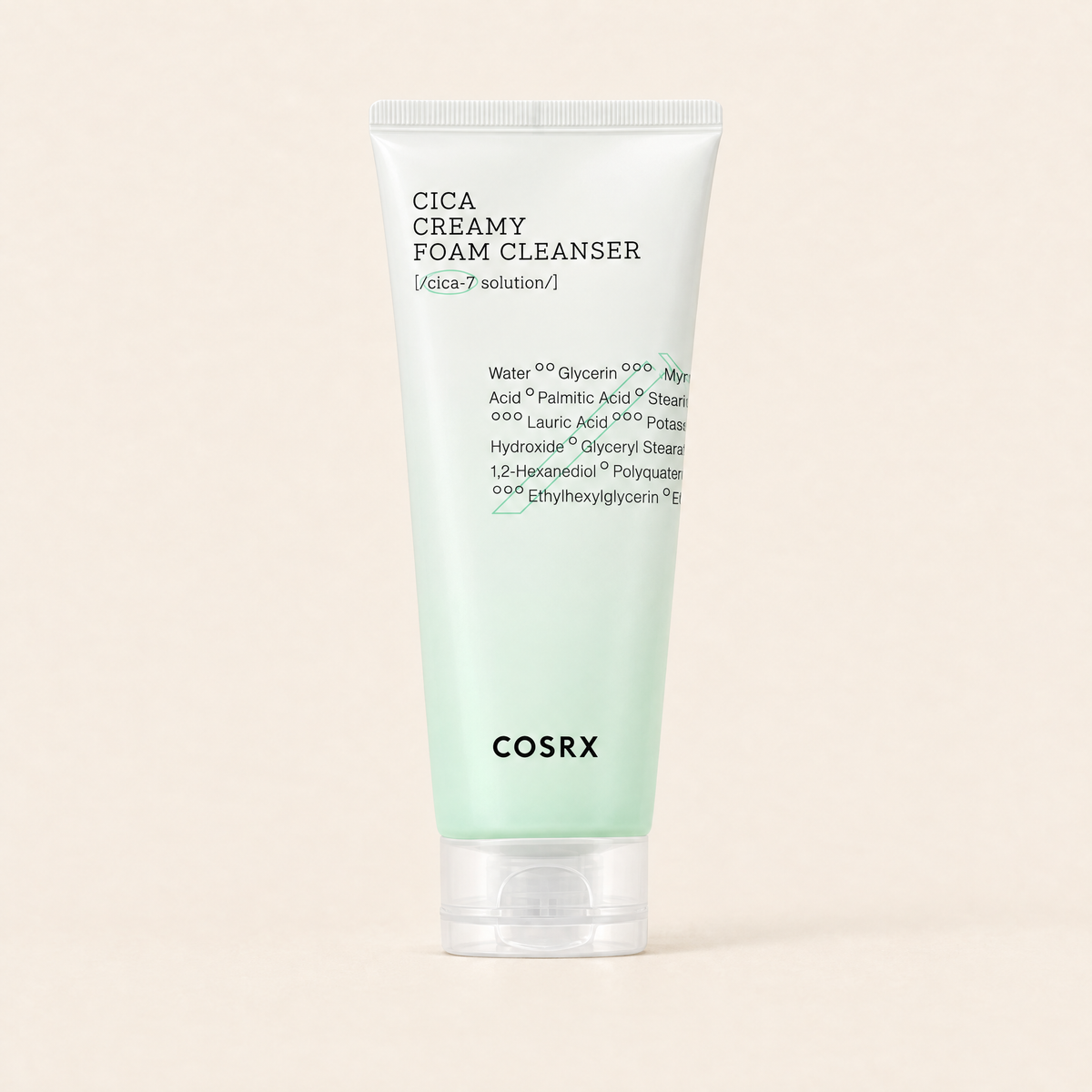 Pure Fit Cica Creamy Foam Cleanser by COSRX, product packaging