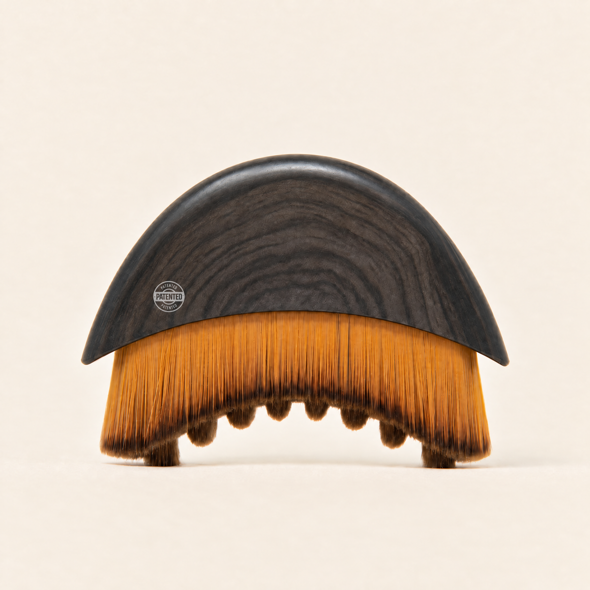 The Lymphatic Brush Small by Cecily Braden, face brush with faux wood handle and soft bristles