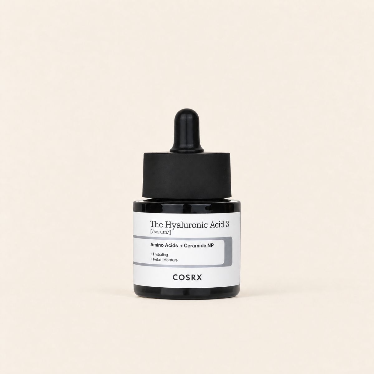 The Hyaluronic Acid 3 Serum by COSRX, product packaging