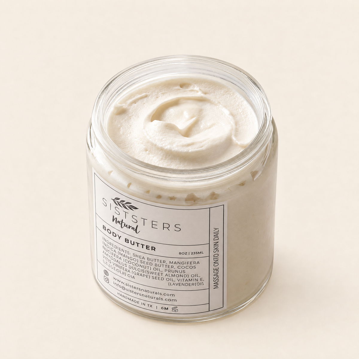 Whipped Body Butter (8 oz) – Two Sisters Naturals