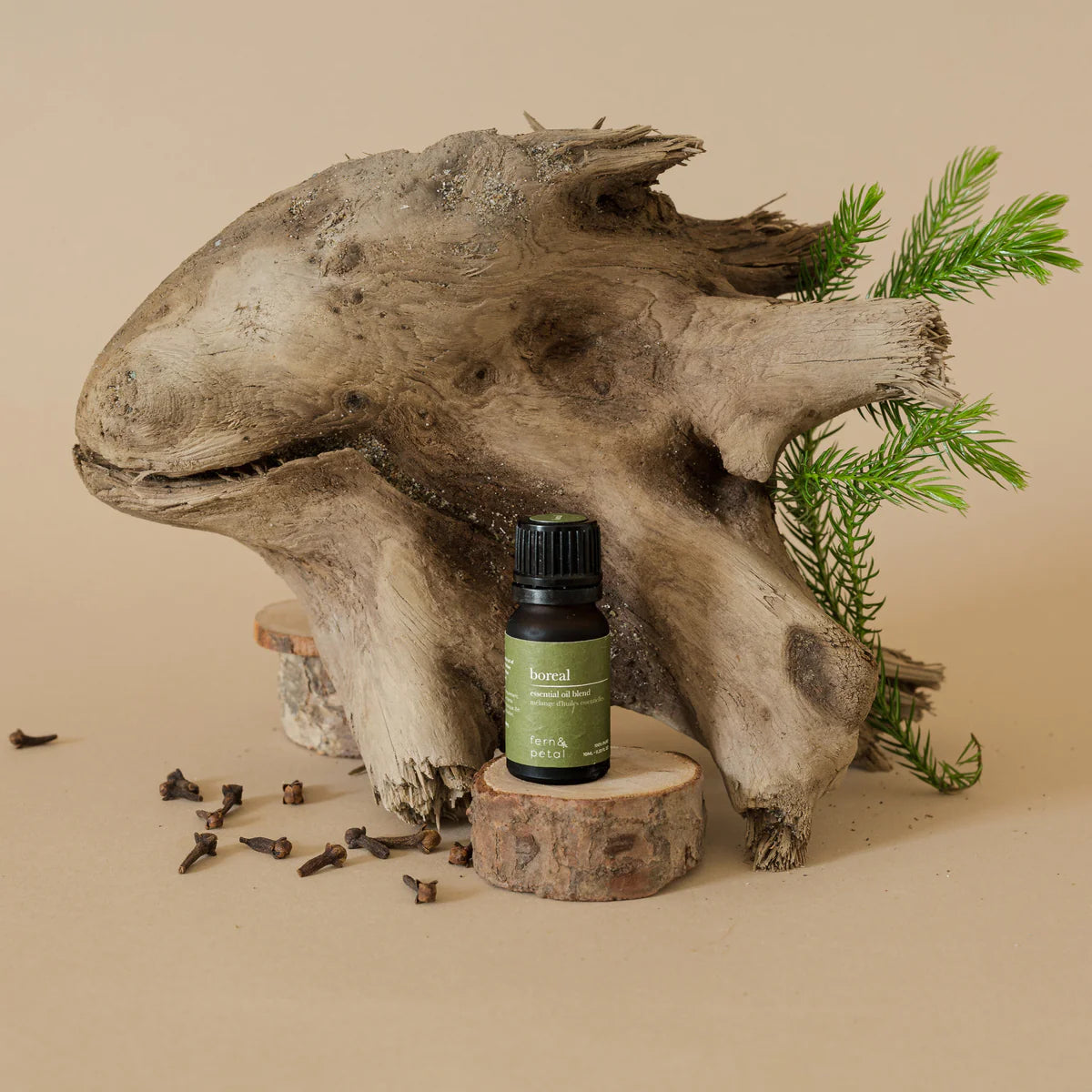 Boreal Essential Oil Blend by Fern & Petal, lifestyle view