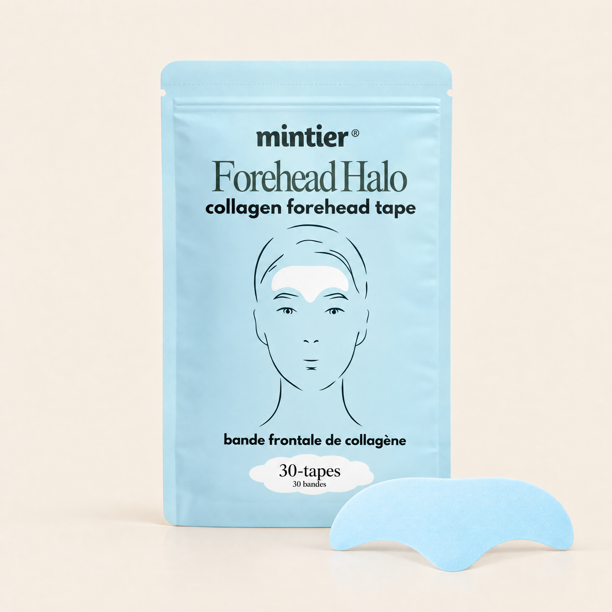 Hyaluronic Forehead Halo Face Tape – Mintier