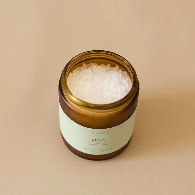 Grove Bath Salts by Fern & Petal, lifestyle view 1