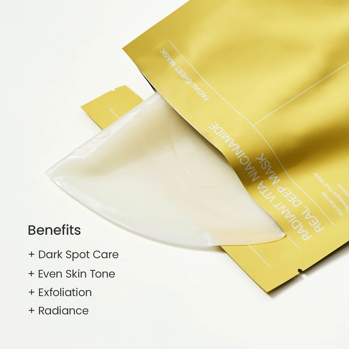 Biodance Radiant Vita Niacinamide Real Deep Mask 4-pack box, view 4