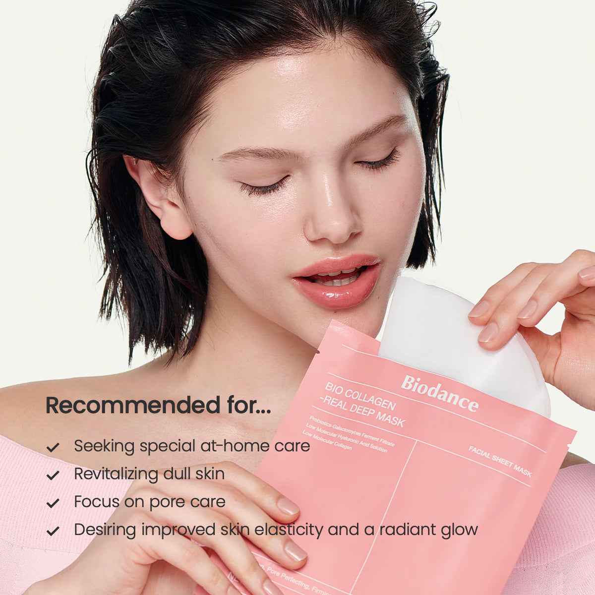 Biodance Bio-Collagen Real Deep Mask 4-pack box, view 3