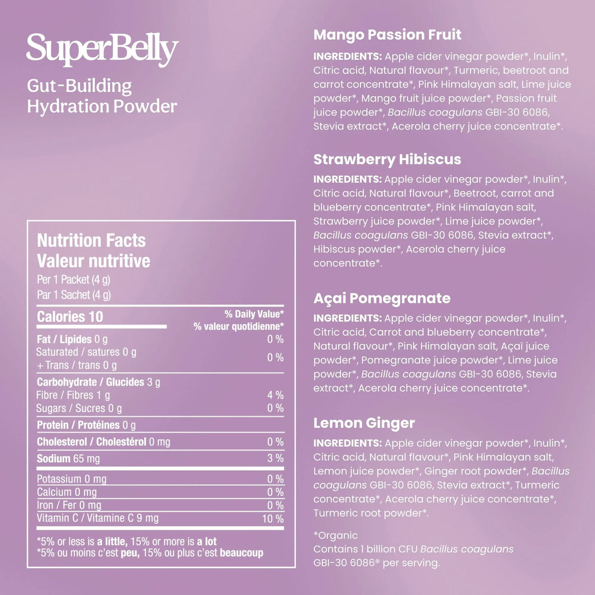 SuperBelly Gut Support & Hydration Variety Pack (20 Sticks) – Blume