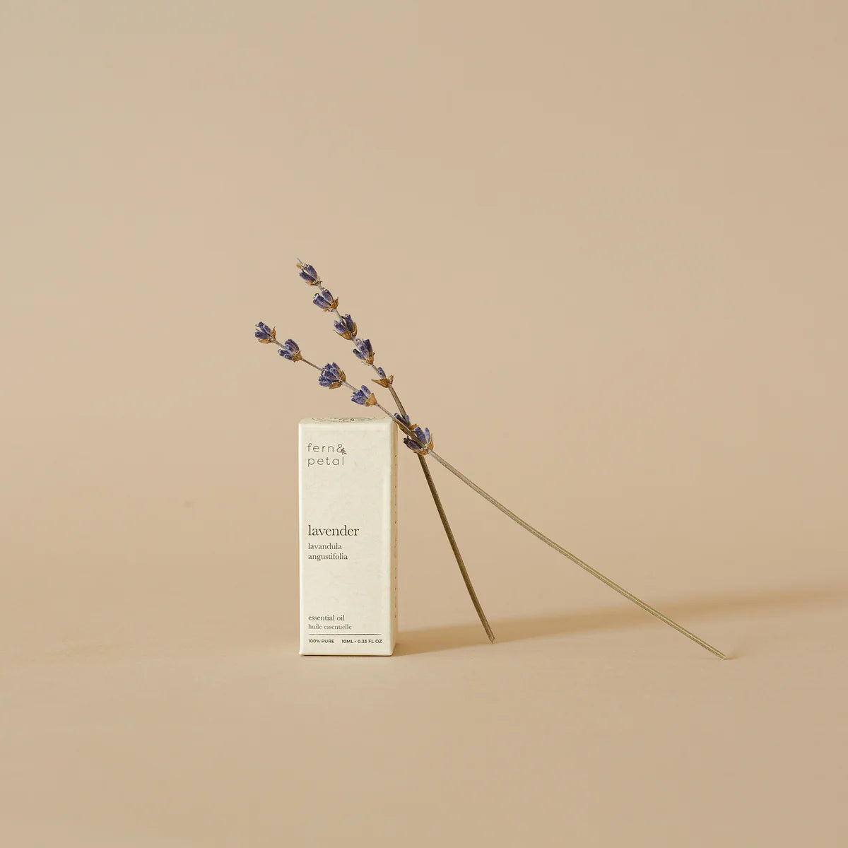 Lavender Essential Oil by Fern & Petal, lifestyle view