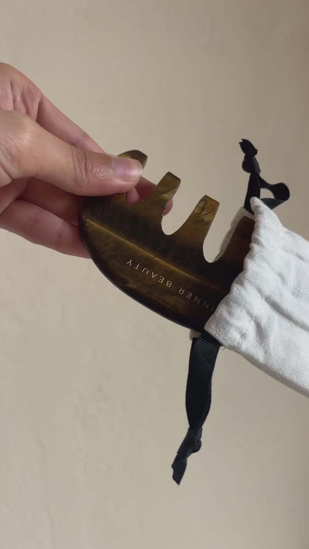 Tigers Eye Gua Sha Comb