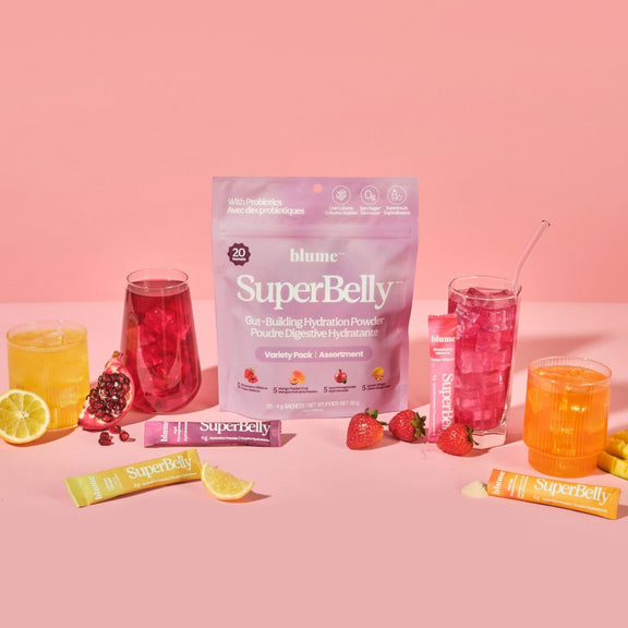 SuperBelly Gut Support & Hydration Variety Pack (20 Sticks) – Blume