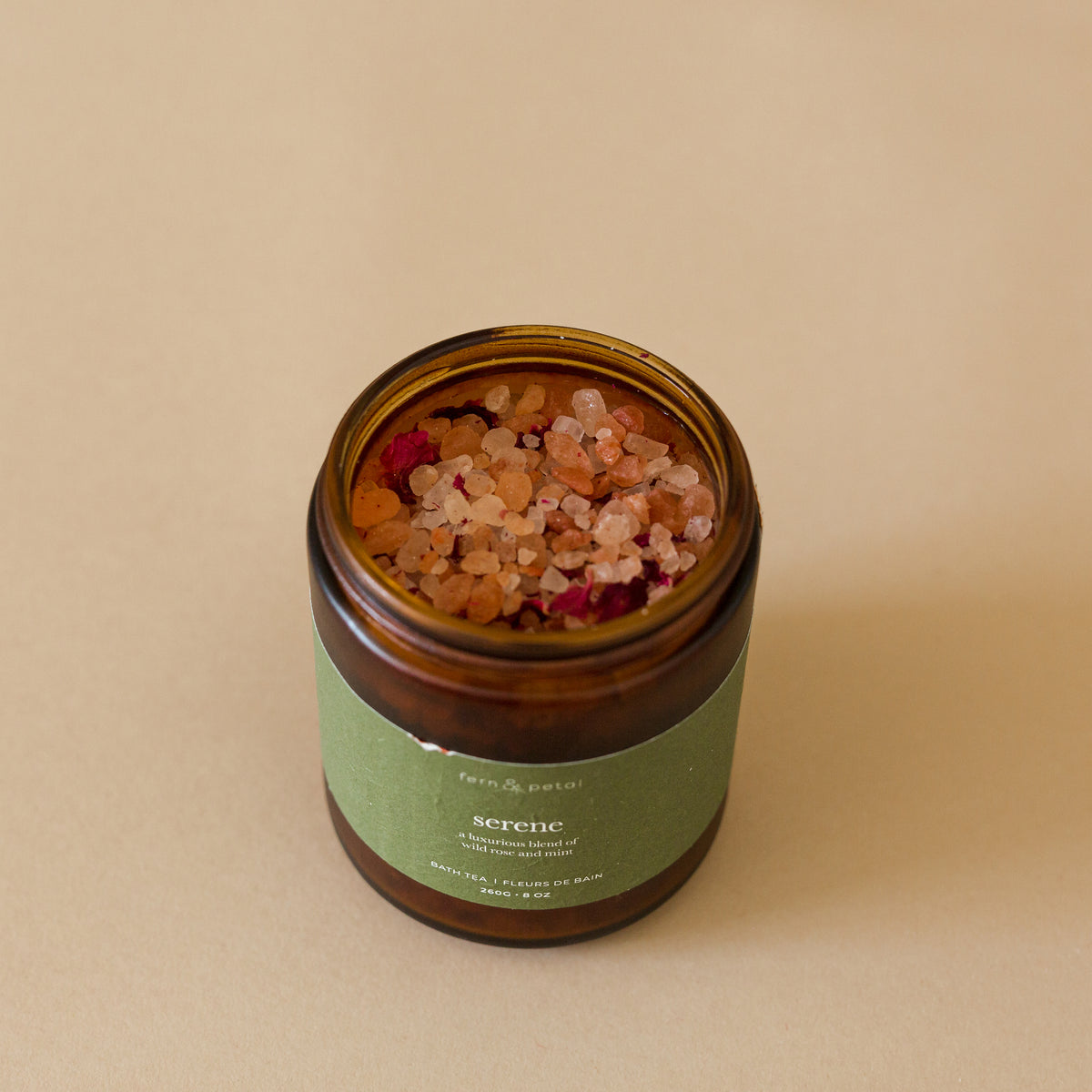 Serene Bath Salts by Fern & Petal, lifestyle view 1