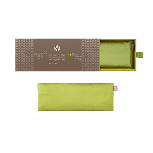 Well Rested Thai silk eye mask with its gift box