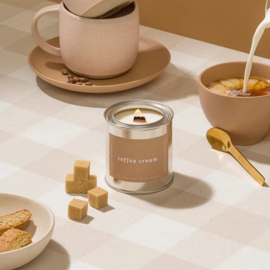 Coffee Cream candle by Mala The Brand, lifestyle view 1