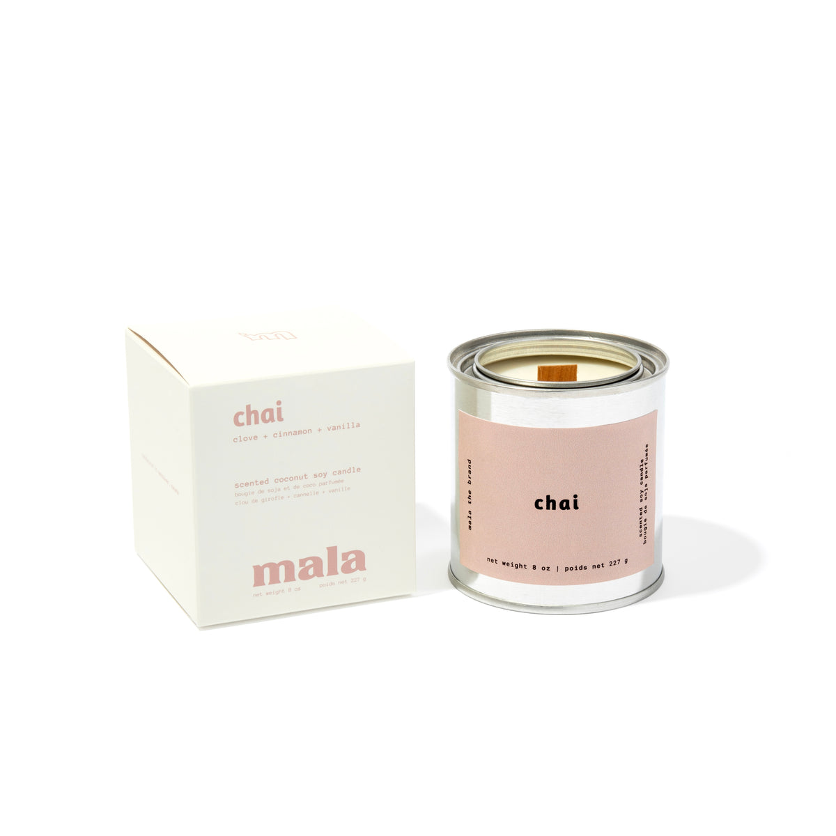 Chai candle by Mala The Brand, lifestyle view 2