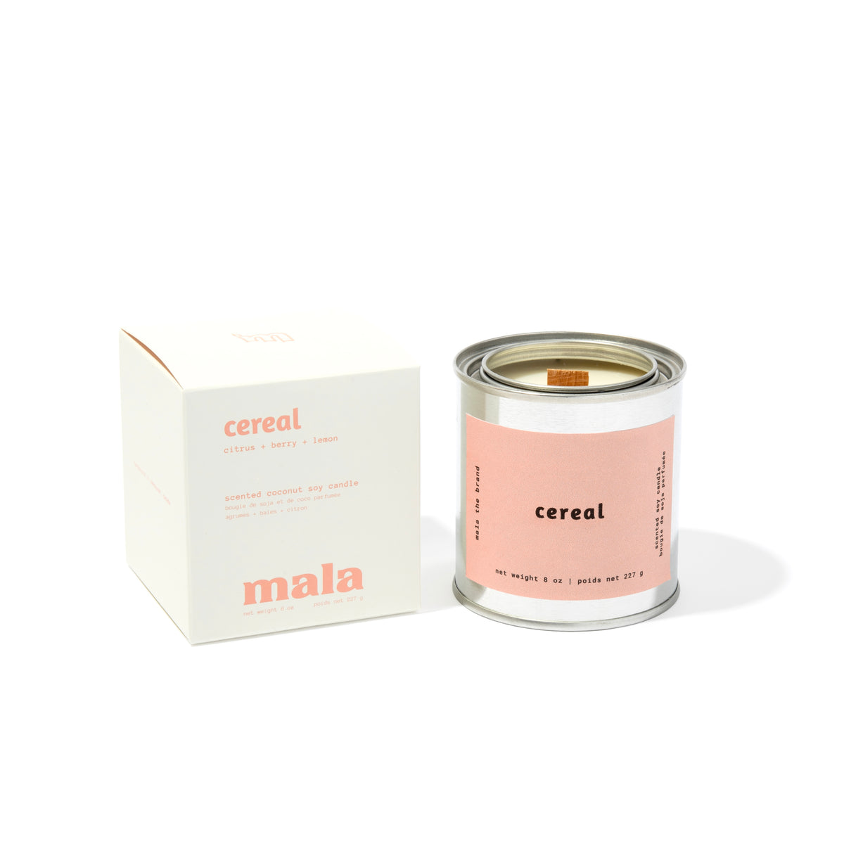 Cereal candle by Mala The Brand, lifestyle view 2