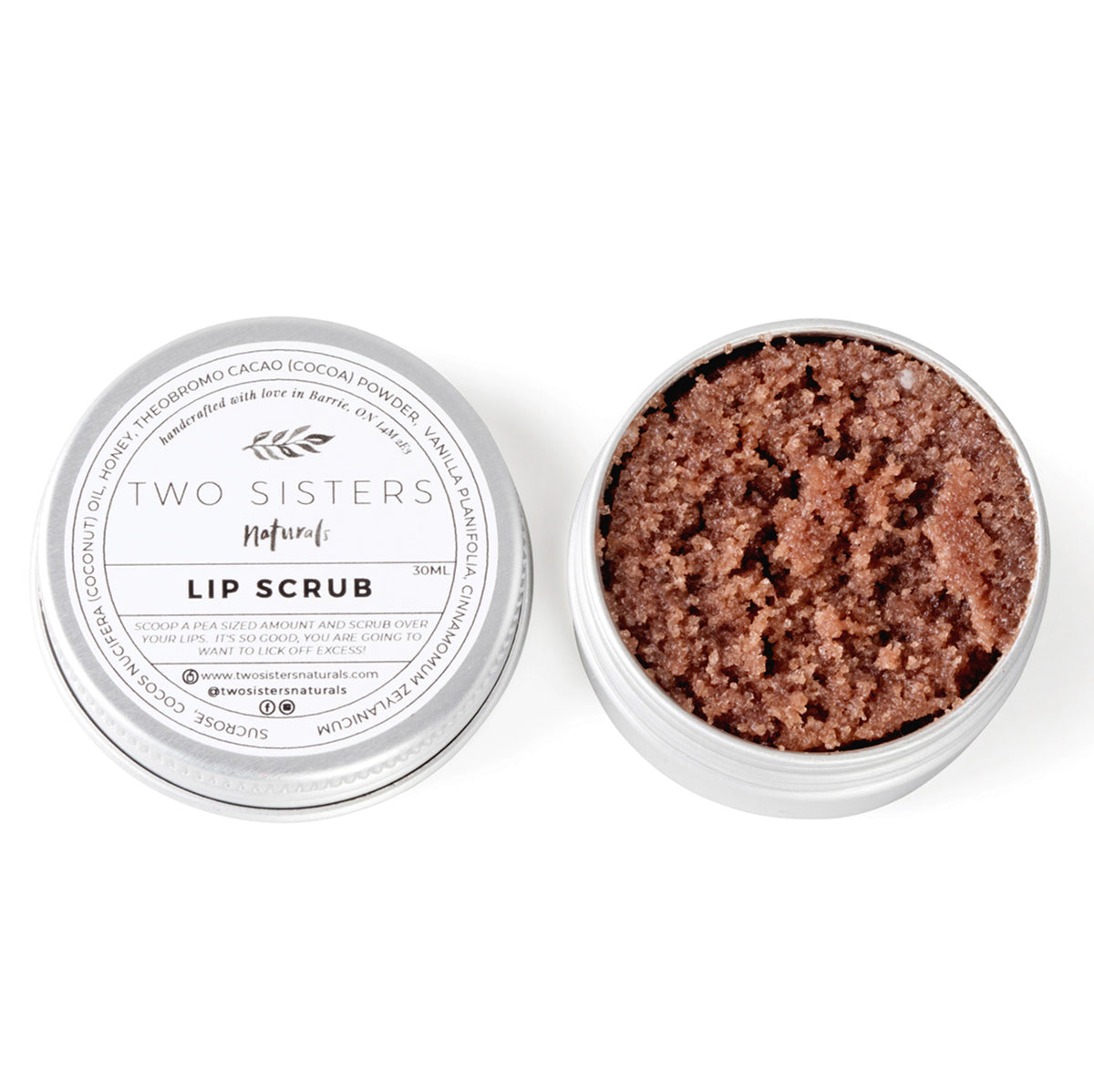 Two Sisters Naturals Coco Honey lip scrub, view 2